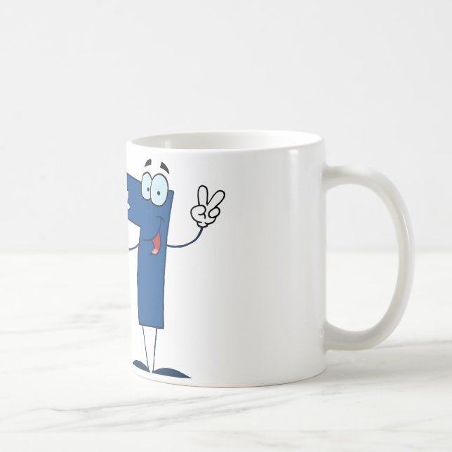 Mug Numéro heureux 47 (Droite)