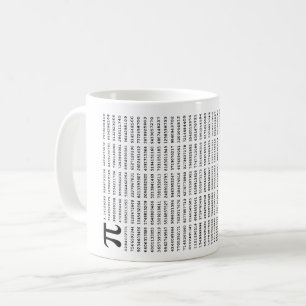 Mug Numéro Pi 1000 Premiers Chiffres Symbole mathéma