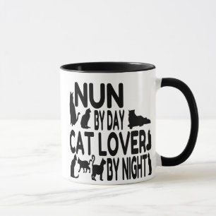 Mug Nun Amoureux des chats