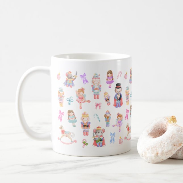Mug Nutcracker Motif de Noël (Avec donut)