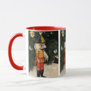 Mug Nutcracker vintage sous l'arbre de Noël