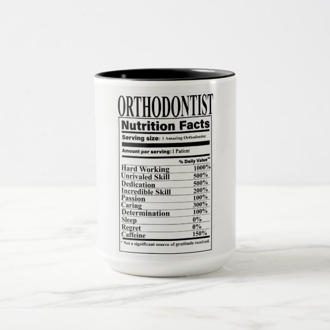 Mug Nutrition orthodontiste (Centre)