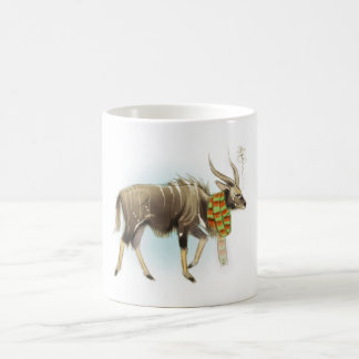 Mug Nyala grincheux avec une écharpe dessus !
