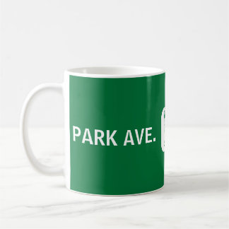 Mug NYC Park Ave. Coffee Cup New York Manhattan Street