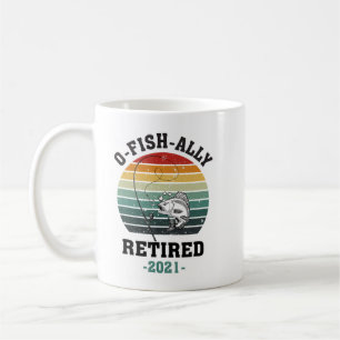 Mug O Fish Ally Retraité 2021 Pêche Lover