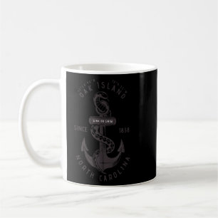 Mug Oak Island NC Été Vacances Ancre Serpent