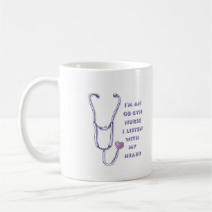 Mug Ob Gyn Nurse Heart