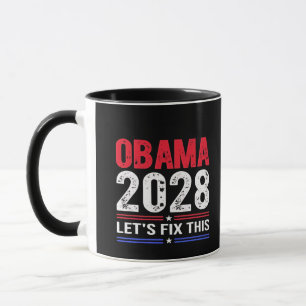 Mug Obama 2028 Réparons cette élection démocratique US