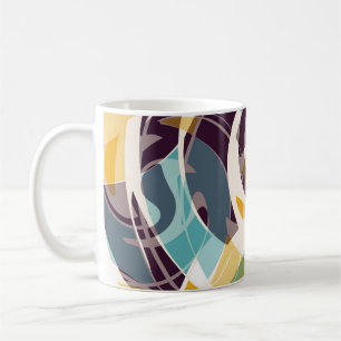 Mug objets géométriques Abstraits graffiti grunge effe