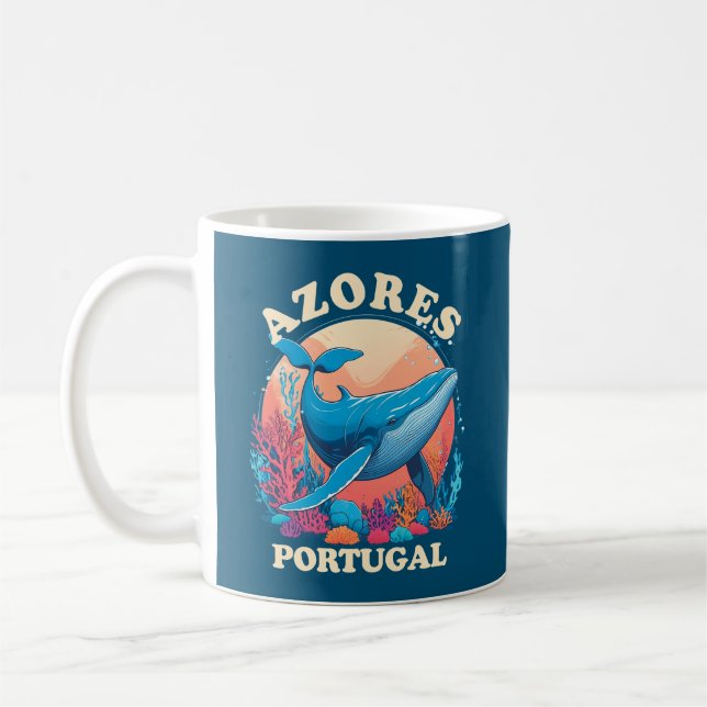 Mug Observation des baleines bleues aux Açores (Gauche)
