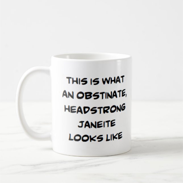 Mug obstiner headstrong janeite (Gauche)