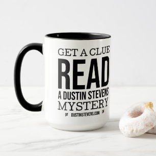 Mug Obtenez un indice, lisez le mystère de Dustin Stev