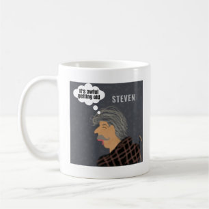 Mug Obtenir Vieux Amusant Aîné Citoyen Mens Personnali