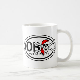 Mug OBX Crâne et os croisés Pirate Musique