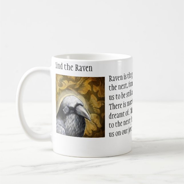 Mug Occupez-vous de Raven (Gauche)