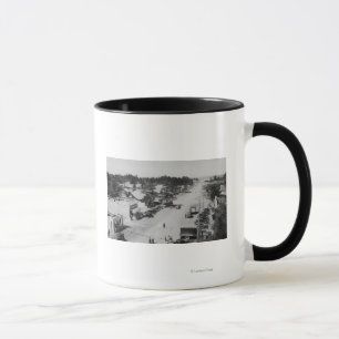 Mug Ocean Park, WA - Vue sur la plage, Vieilles voitur