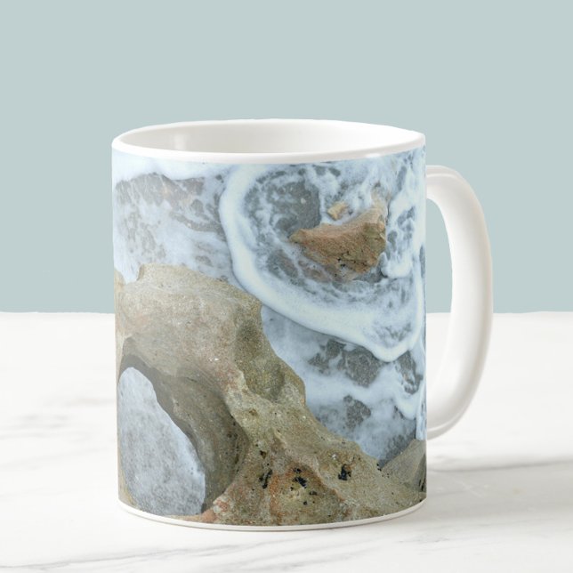 Mug Océan tourbillonnant rochers soufflants Jupiter Fl (Créateur téléchargé)