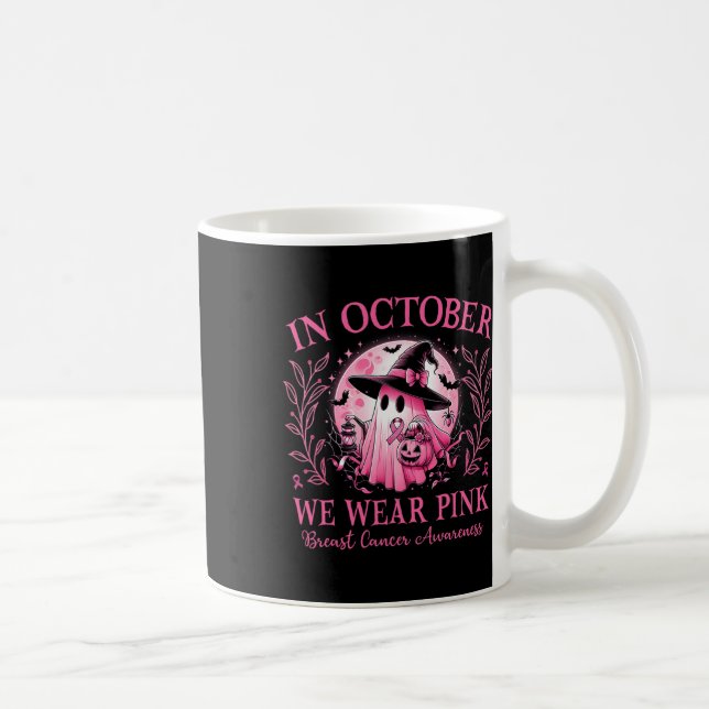 Mug Octobre Nous Portons Pink Breast Cancer Sensibilis (Droite)