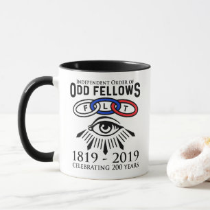 Mug Odd Fellows Links and Eye 200th Anniversary