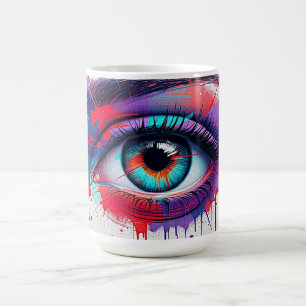 Mug Œil surréaliste vif