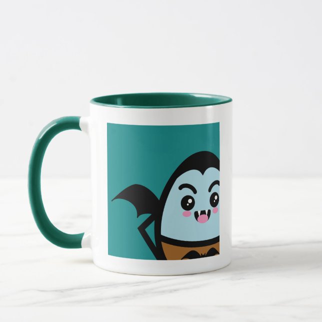 Mug Oeuf déplaisant Dracula - Halloween | Ajouter Votr (Gauche)
