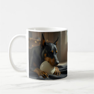 Mug Oeuf Doberman Inhabituel