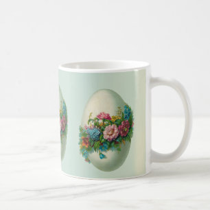 Mug Oeuf victorien de fleur de Pâques !