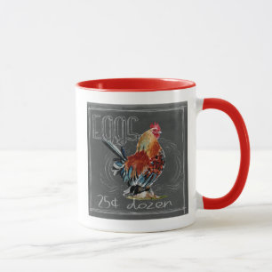 Mug Oeufs de coq sur le tableau