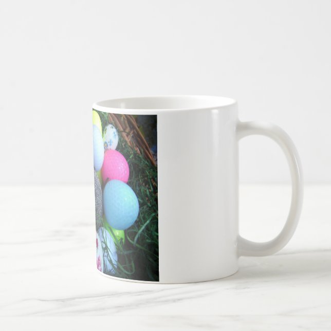 Mug Oeufs de Pâques, Ballons de golf de lapin (Droite)