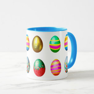 Mug Oeufs de Pâques colorés