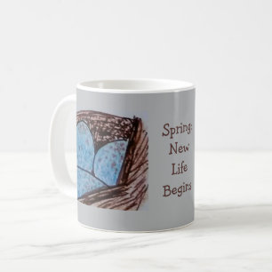 Mug Oeufs d'oiseaux - Le printemps, une nouvelle vie c