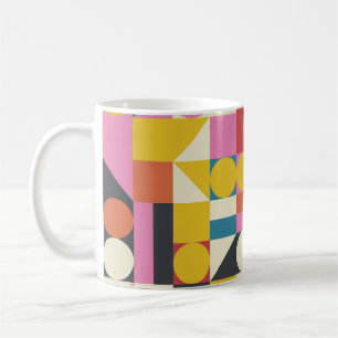 Mug OEuvre Bauhaus : composition géométrique abstraite