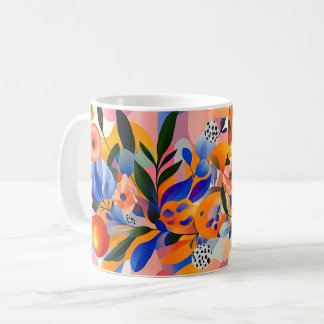 Mug Œuvre d'art abstrait géométrique. Style : Non-figu