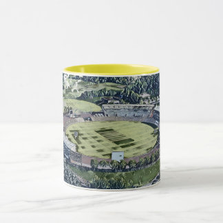 Mug Œuvre d'art du stade de cricket - Southampton, Ham