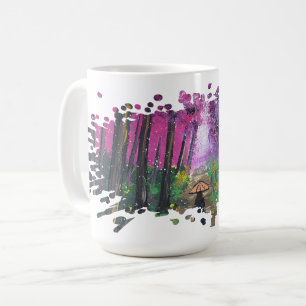 Mug Œuvre d'art faite main - Marche solitaire