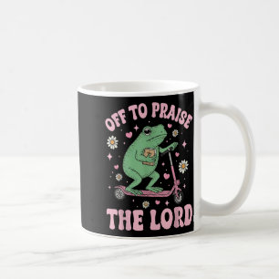 Mug Œuvre d'art Grenouille éteinte Louange Seigneur