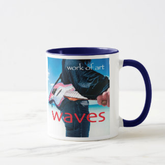 Mug Oeuvre d'art/tasse bleue