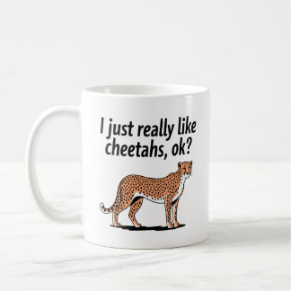 Mug Oeuvre de Cute Cheetah pour les amateurs d'animaux