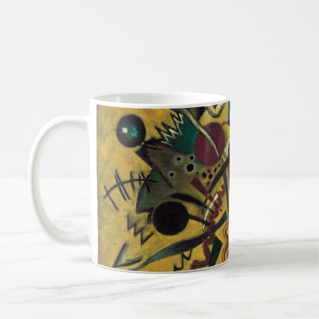 Mug OEuvre d'expressionniste abstraite moderne de Kand (Gauche)