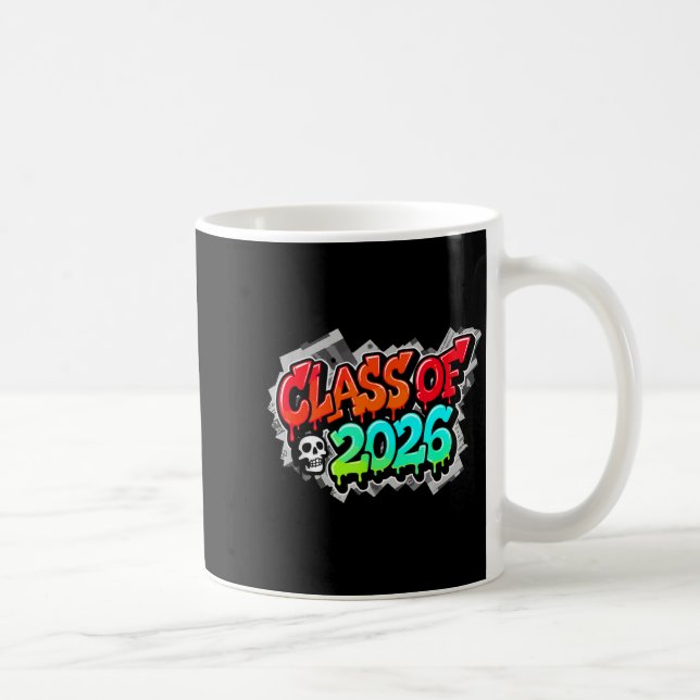 Mug Of Shirt Class Graduation Graffiti Streetwear Drip (Droite)
