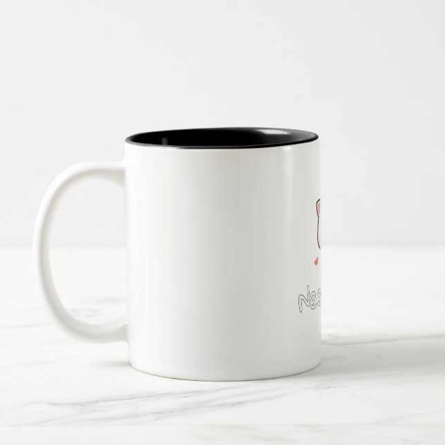 Mug of Sleepy Cat– Need Moar Naps Zweifarbige Tasse (Links)