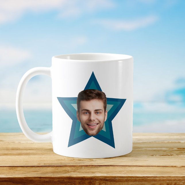 Mug Office de divertissement PERSONNALISÉ Photo découp (Créateur téléchargé)