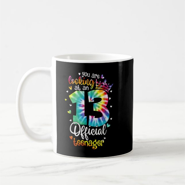 Mug Officiel Adolescent 13 ans Cadeaux 13e anniversair (Gauche)