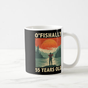Mug Officiellement 55 ans 1969 Pêche Pêcheur 55e