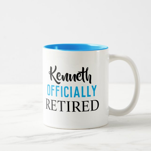 Mug officiellement retiré personnalisé (Droit)