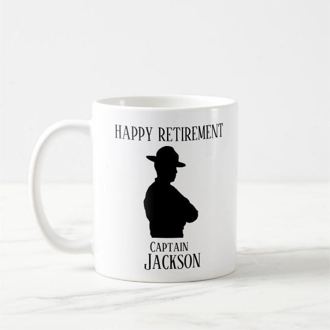 Mug Officier de police de l'État retraité (Gauche)