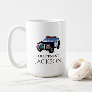 Mug Officier de voiture de police