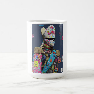 Mug Officier Militaire Cyber Art Glitch Futuriste Voxe