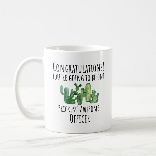 Mug Officier Promotion Police Navale Diplôme (Gauche)