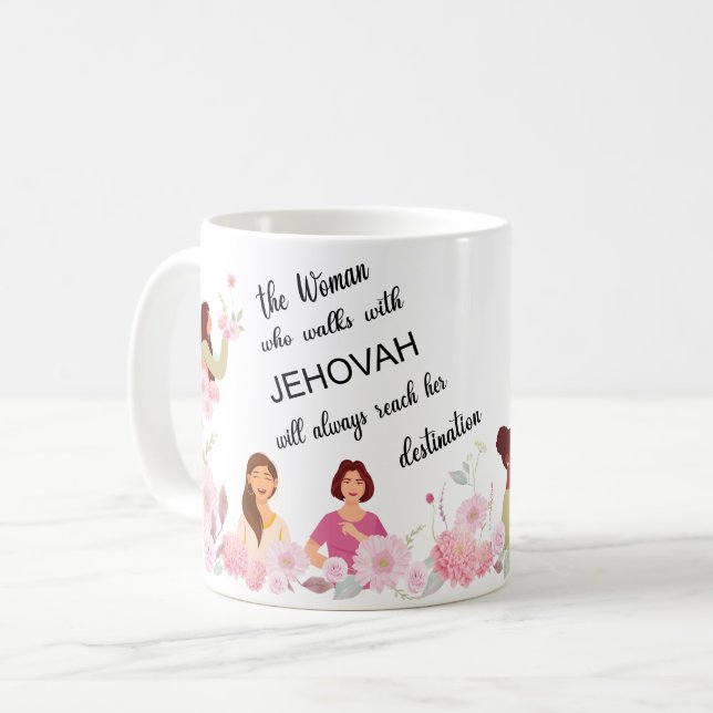 Mug Offre cadeau JW Sister personnalisée (Devant gauche)